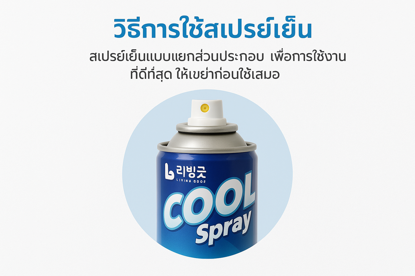 Living Good Cool Spray 220ml - สเปรย์เย็น